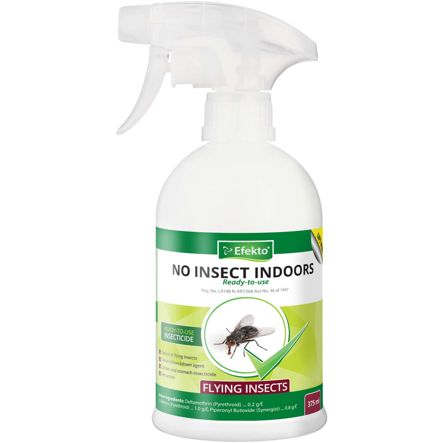 No insects inside RTU flying insects