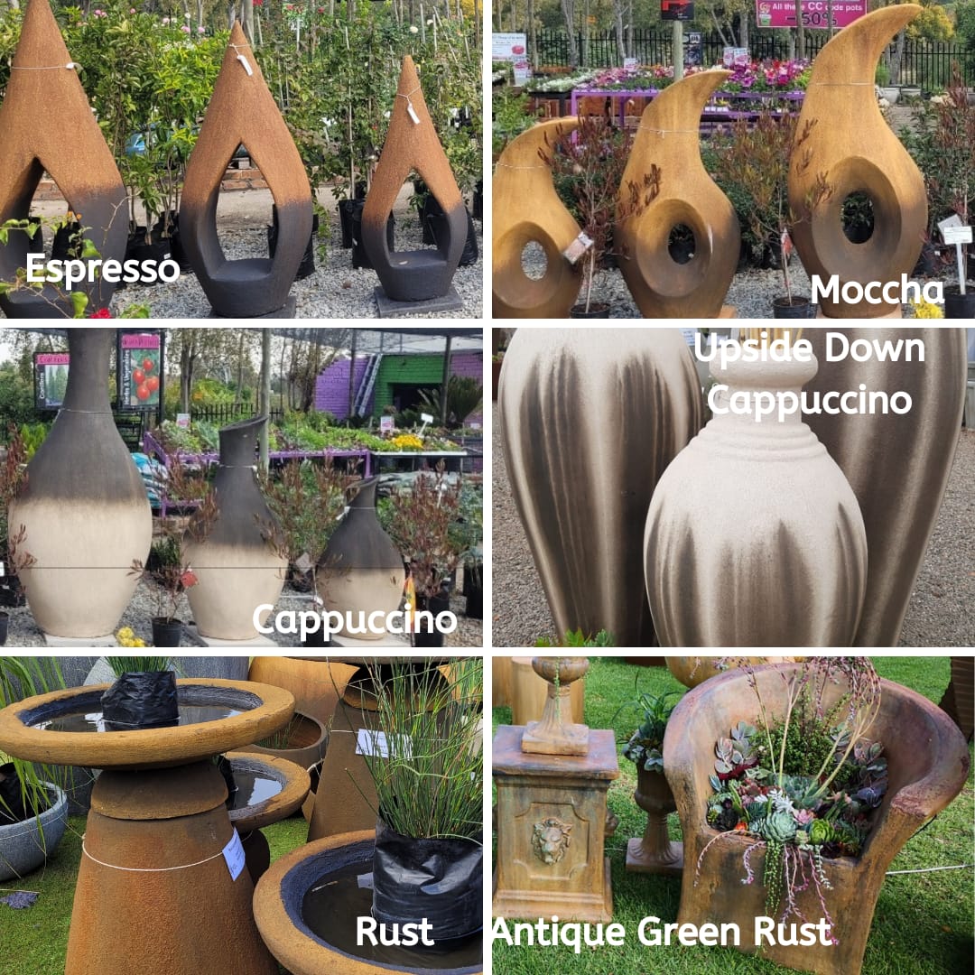 Round basin planter