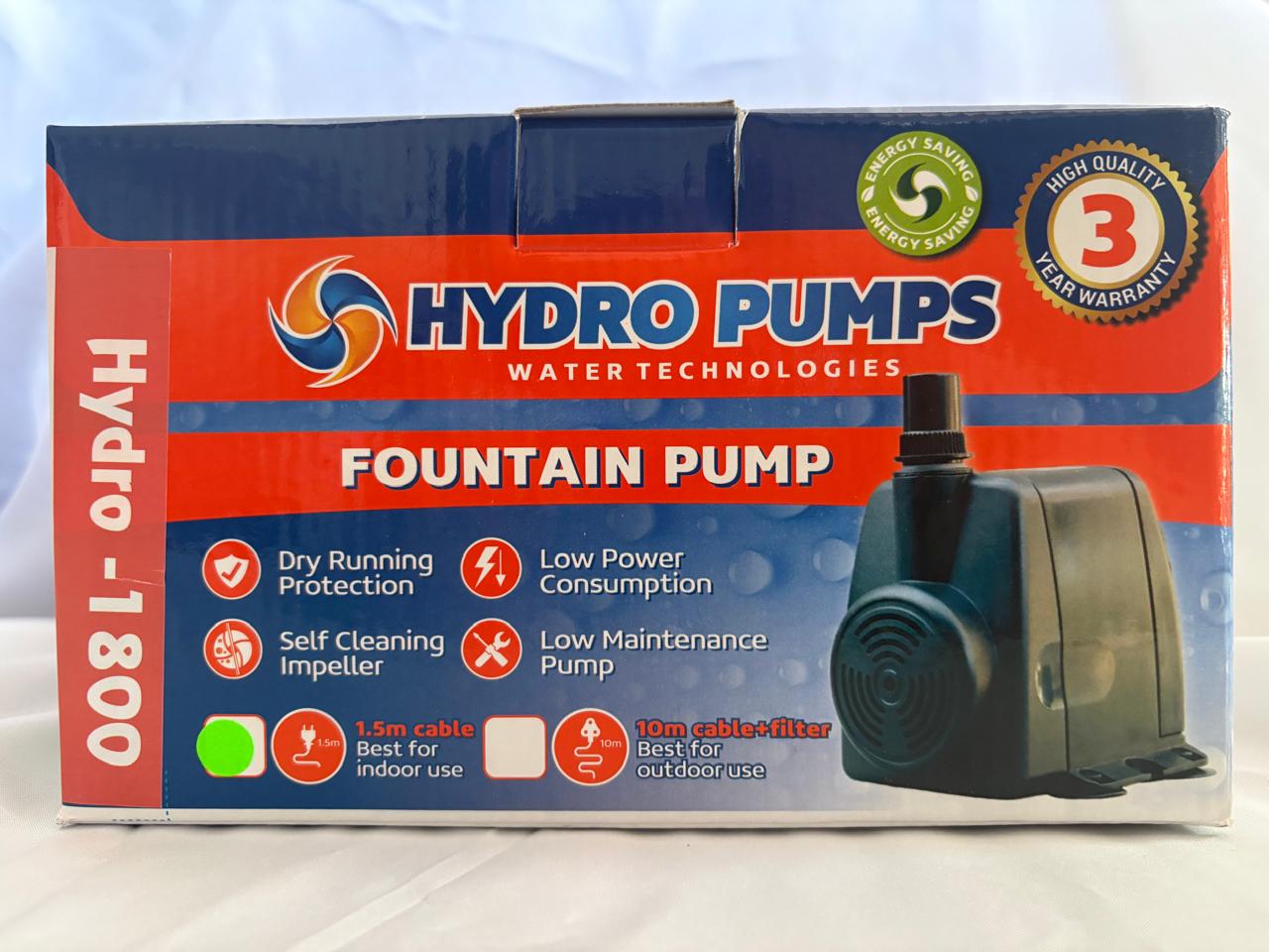 Hydro Pumps 1800L/h