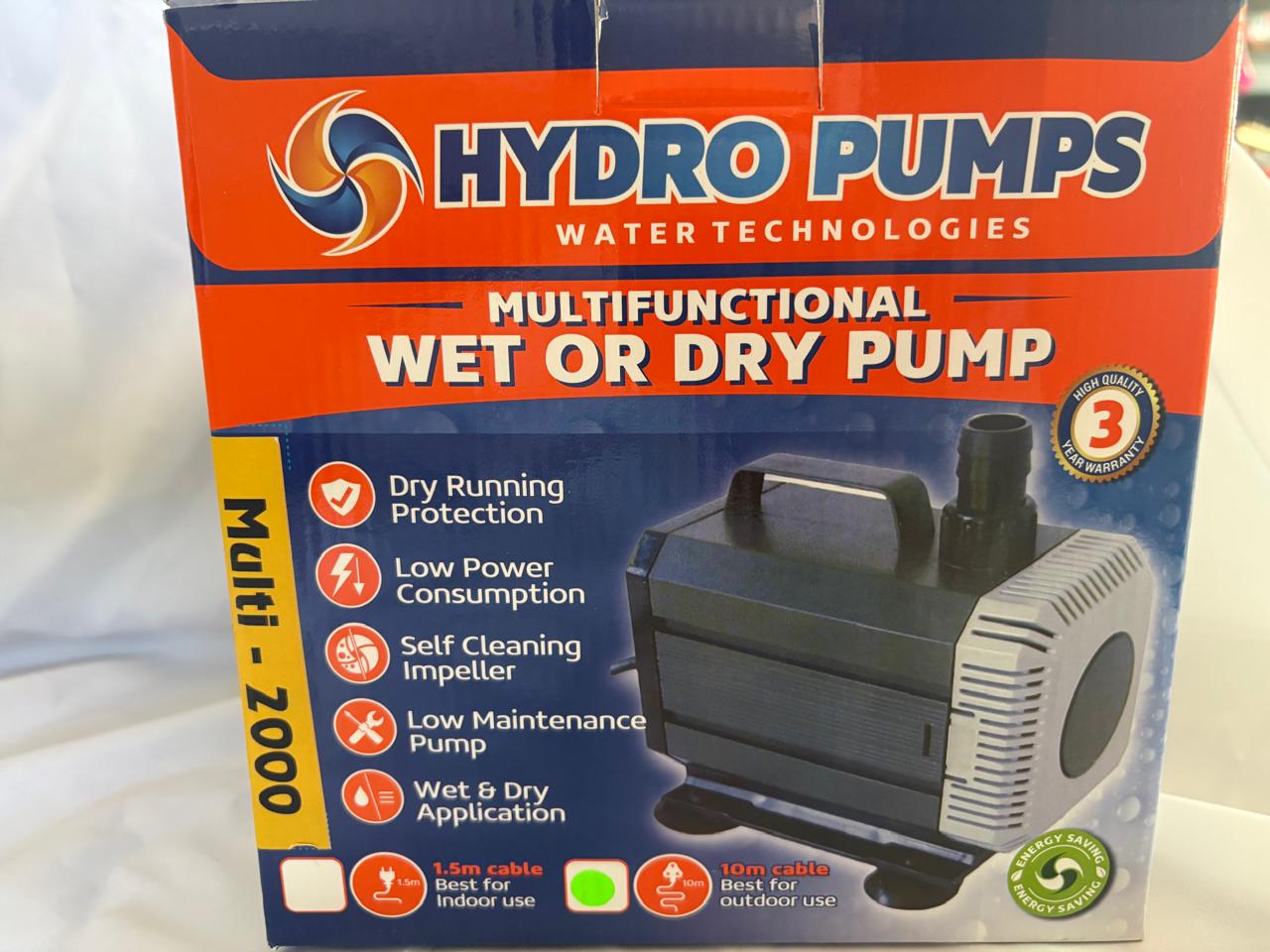 Hydro Pumps 2000L/h