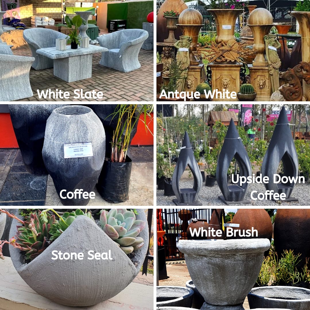Round basin planter